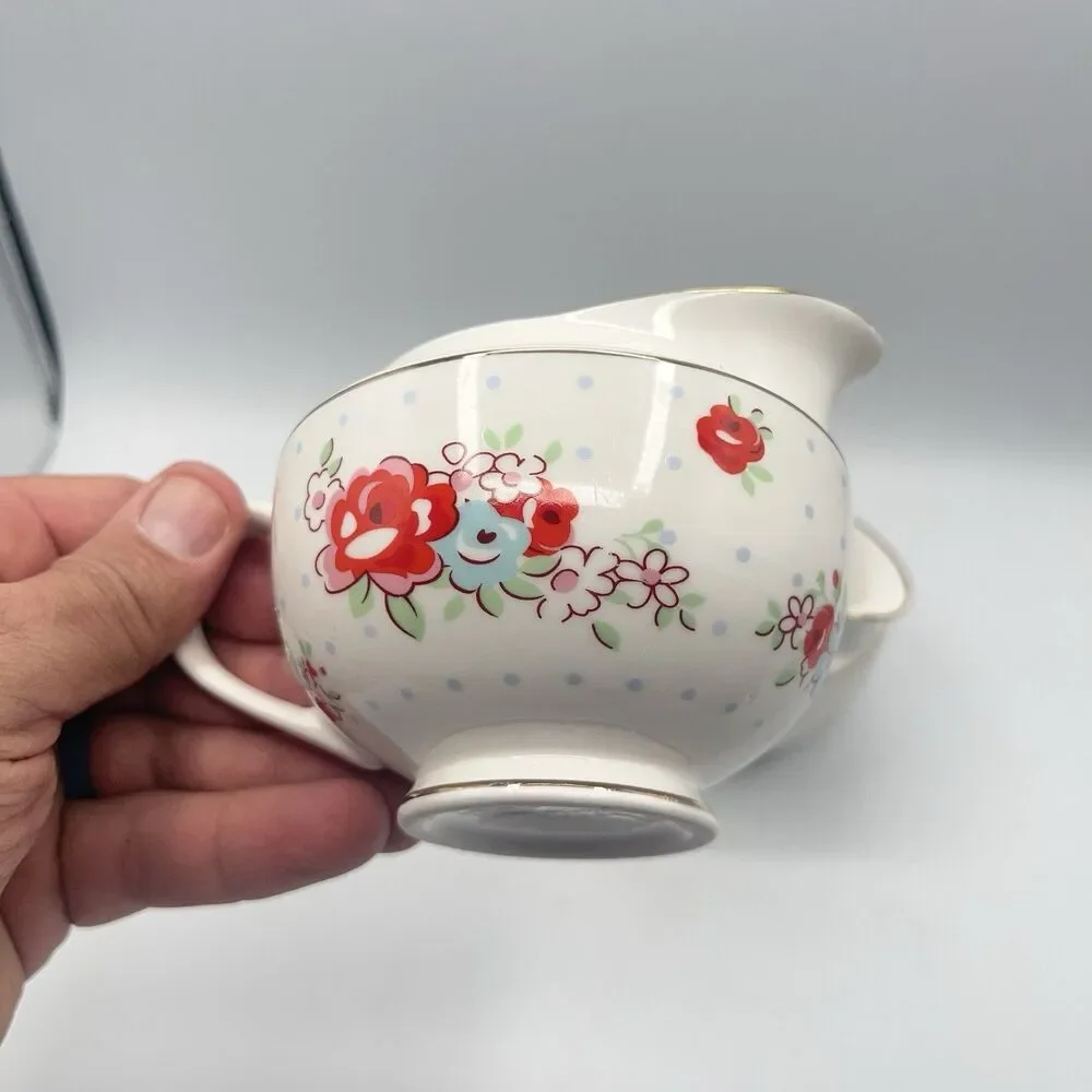 Grace Teaware Vintage Floral Creamers (2)